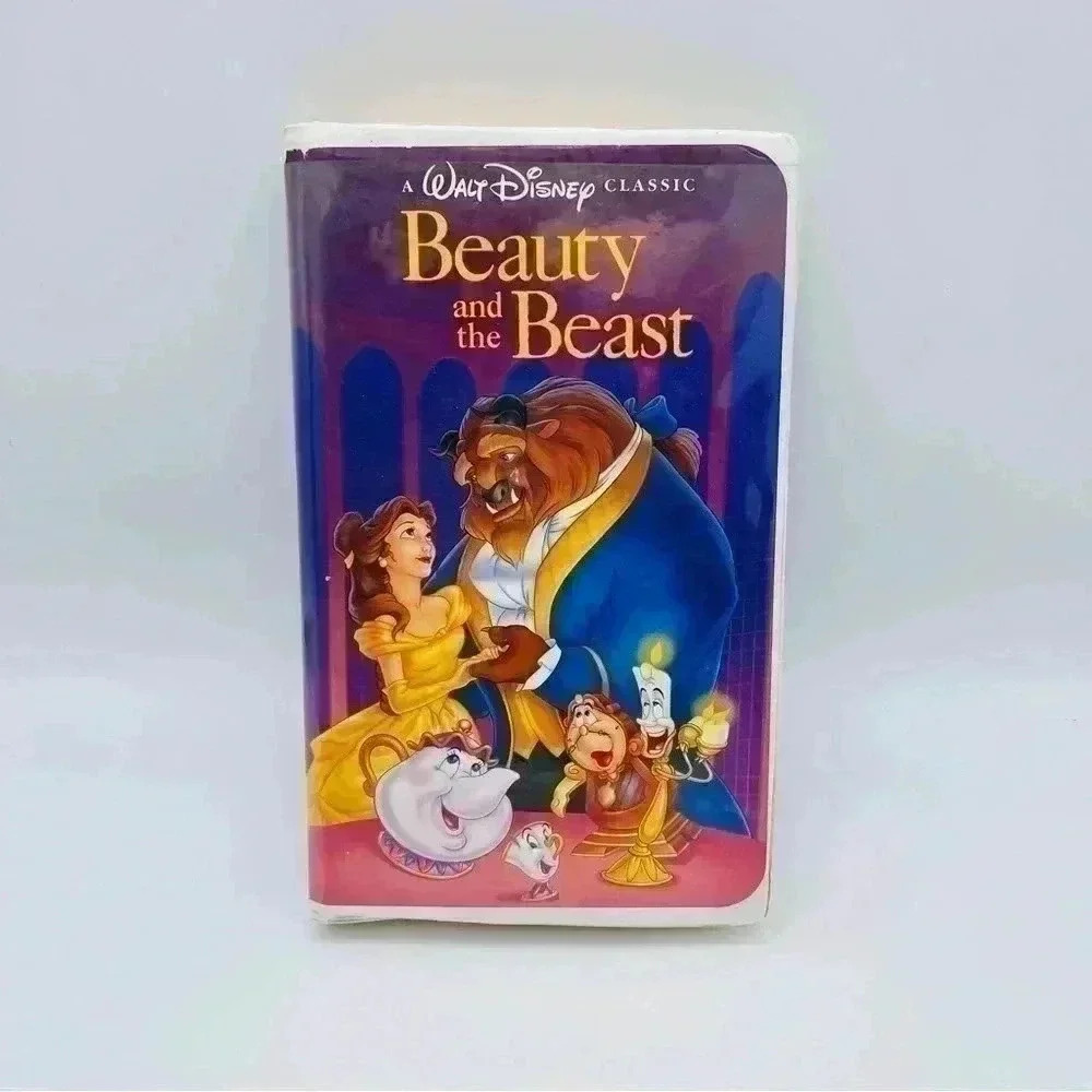 Walt Disney Classic Black Diamond Beauty and the Beast VHS Tape, #1325